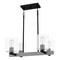 Quoizel Caldwell 4-Light Matte Black Island Light CDW5022MBK - alternate 6